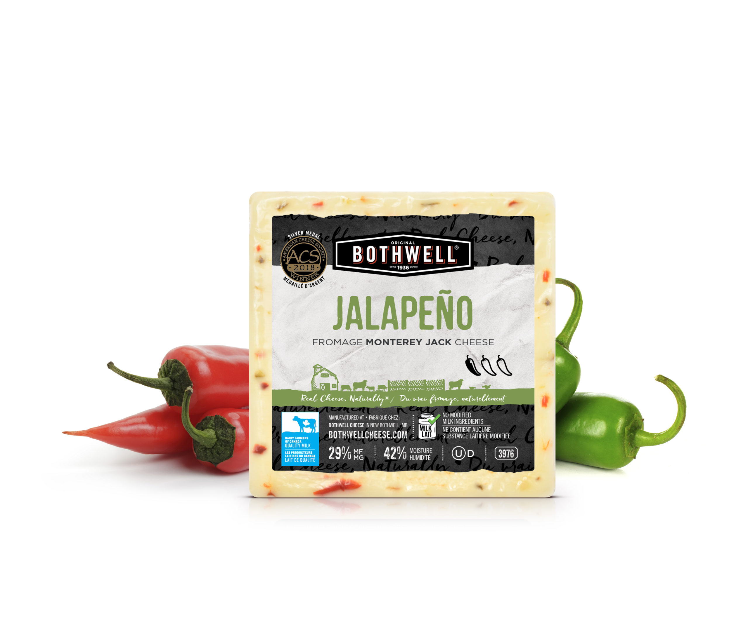 Bothwell Monterey Jack Cheese with Jalapeno