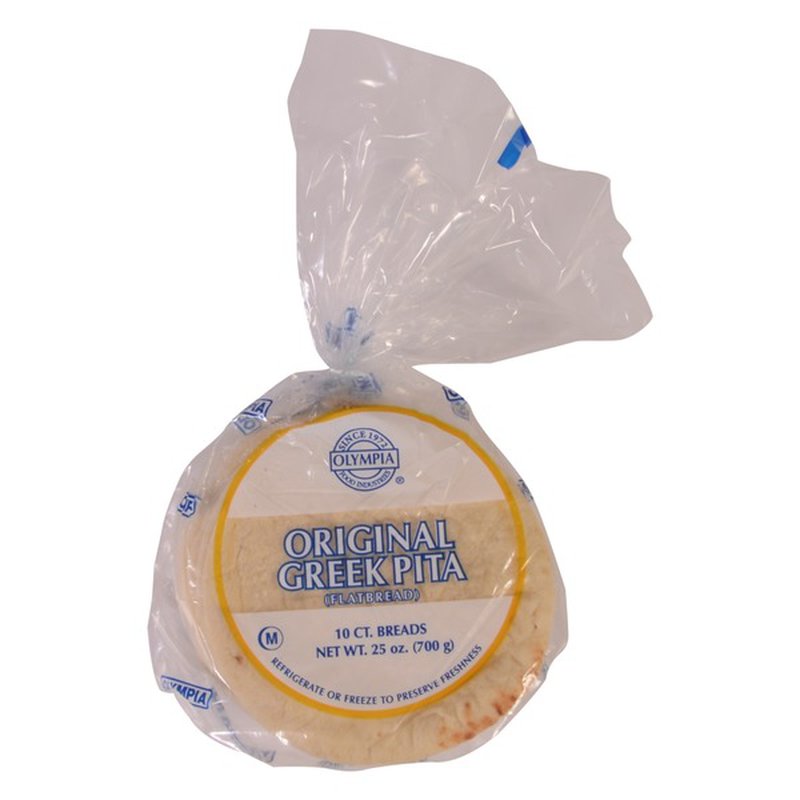 Olympia Original Greek 7" Pita Bread 10 Pack