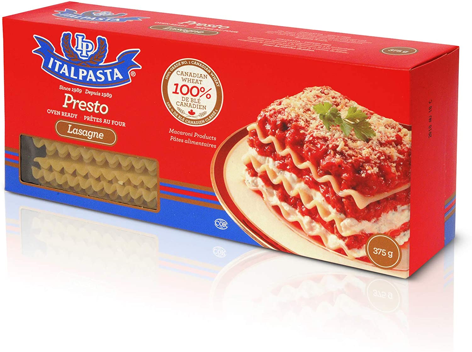 Italpasta Presto Oven Ready Lasagna 375g