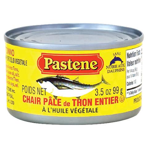 Pastene Light Tuna In Oil 99g