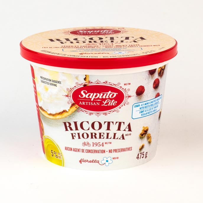 Saputo Light Ricotta Cheese 475g