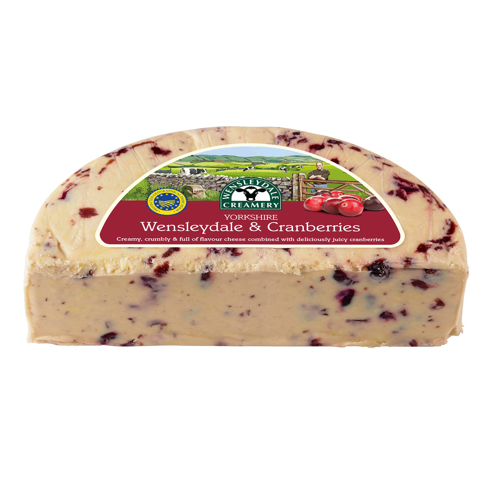 Wensleydale Cheese with Cranberry