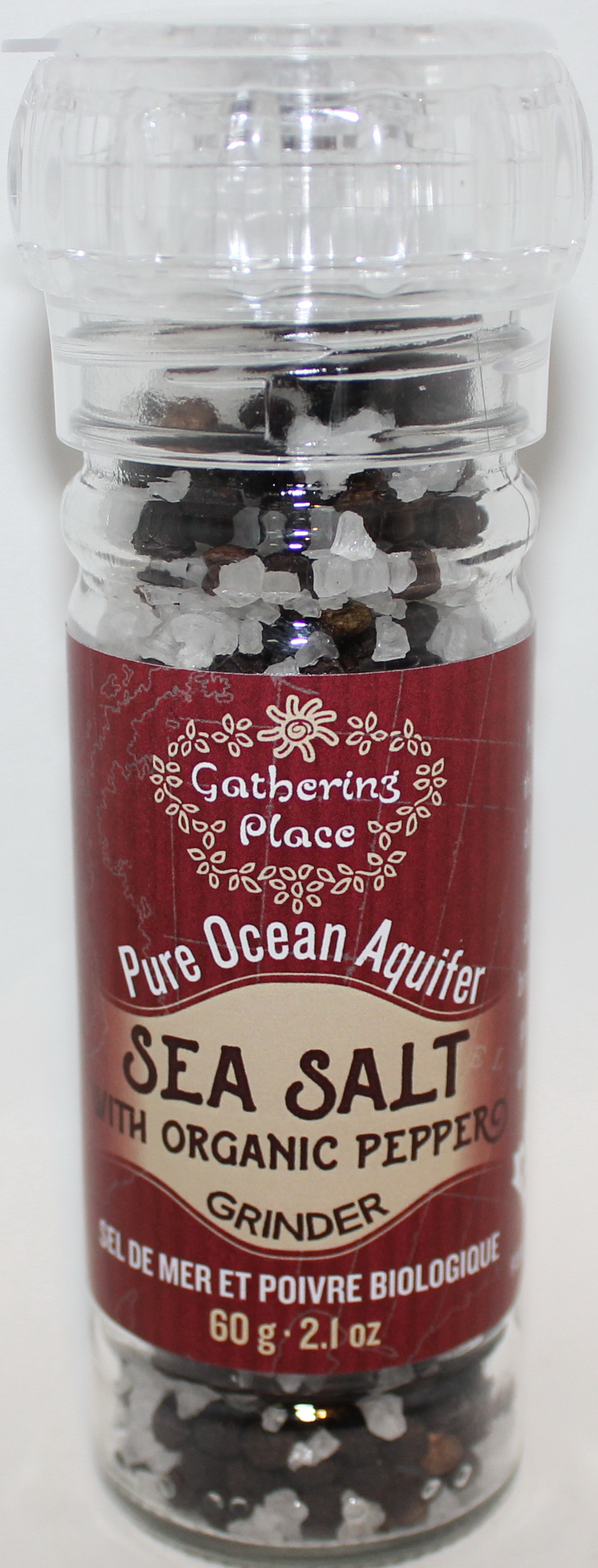 Gathering Place Sea Salt with Organic Black Pepper 60g