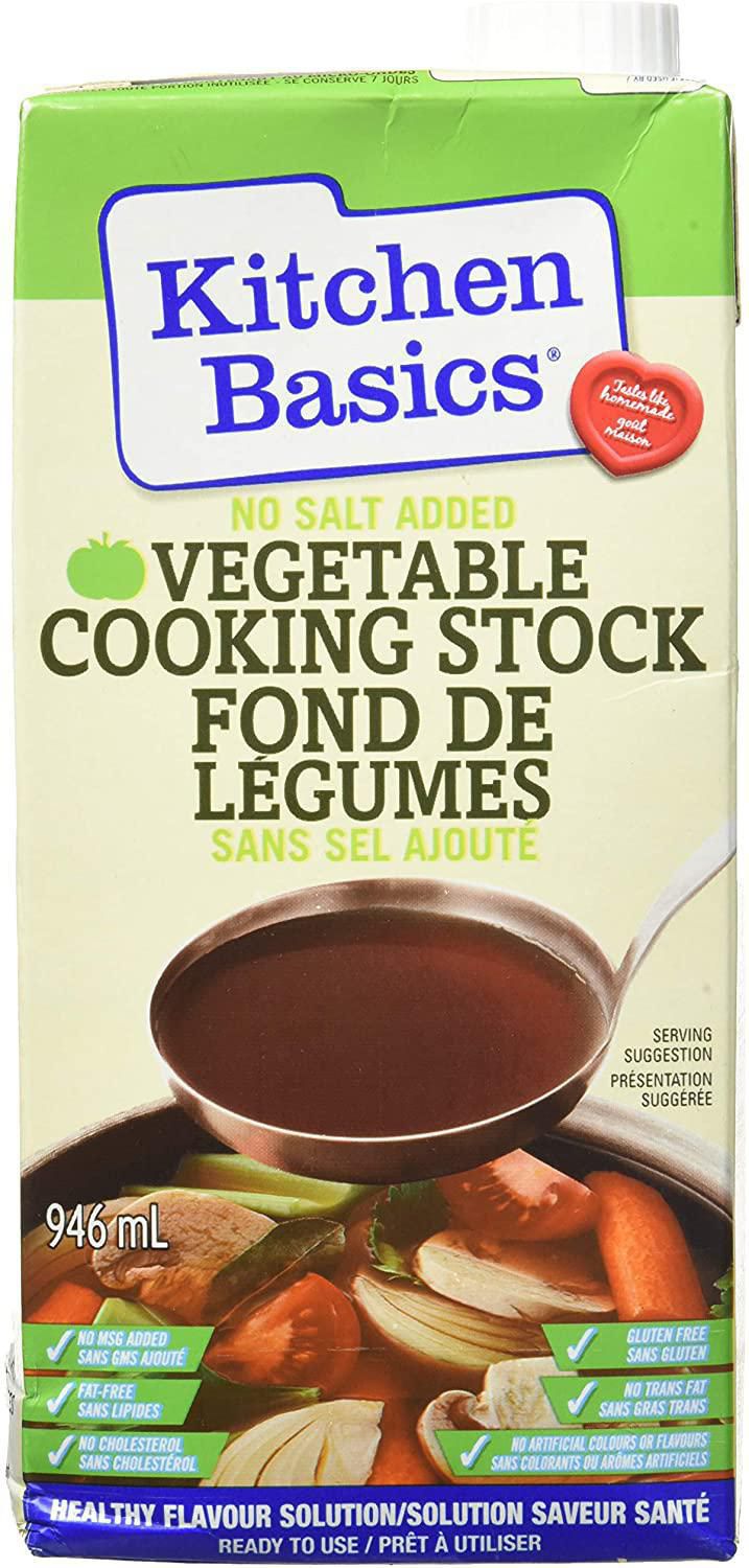 Kitchen Basics No Salt Added Vegetable Stock 946ml