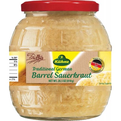Kuhne Traditional German Barrel Sauerkraut 810ml
