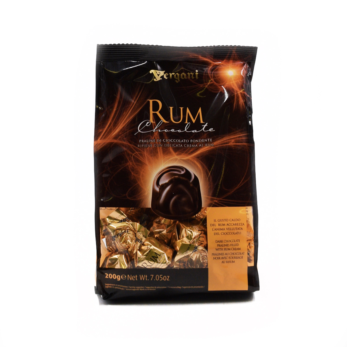 Vergani Rum Chocolates 200g