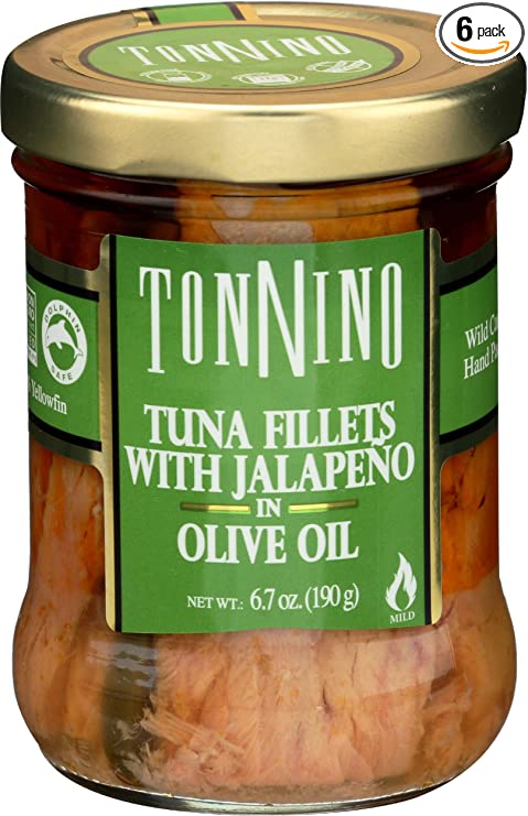 Tonino Tuna Fillets with Jalapeno 190g