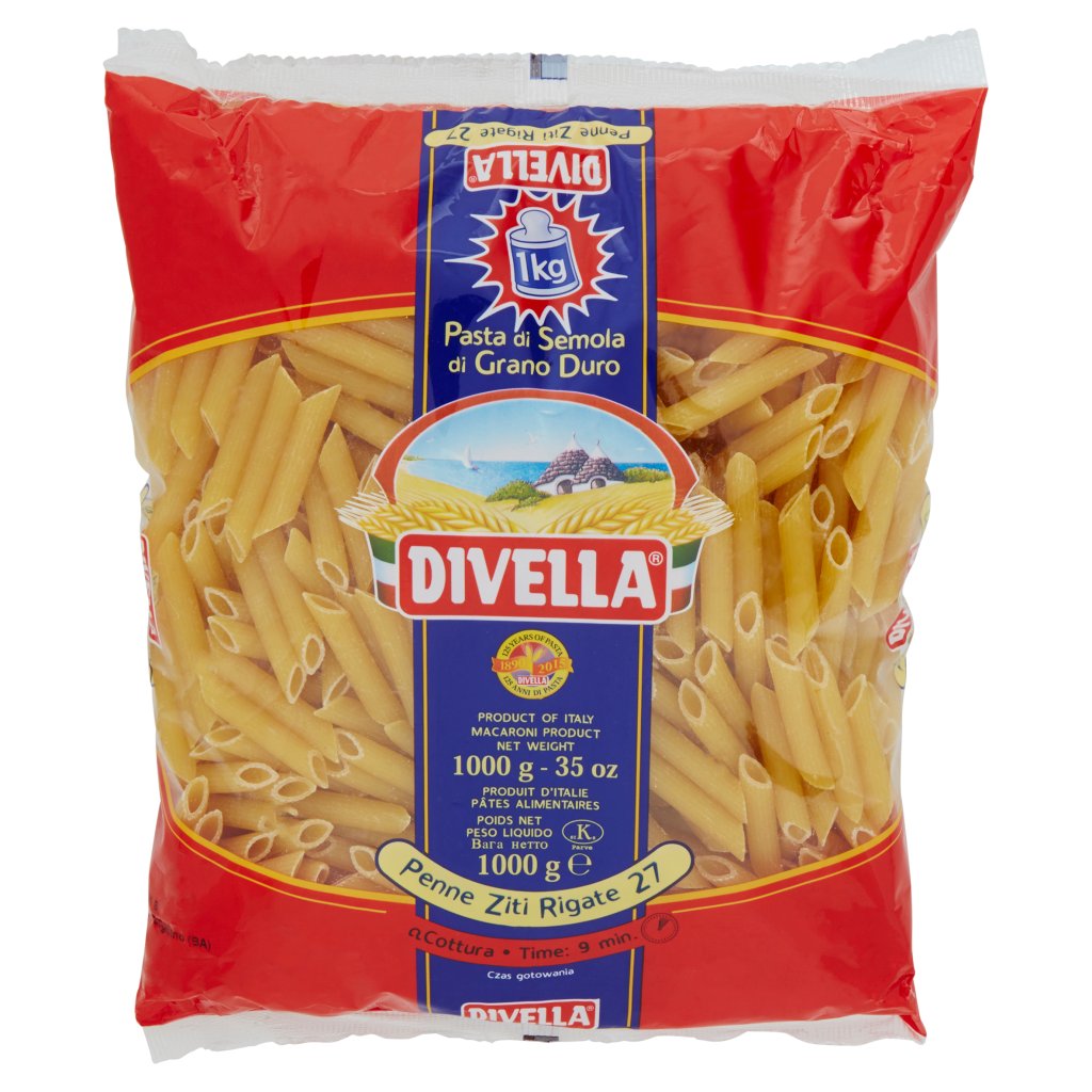 Divella Penne Ziti Rigate #27 500g