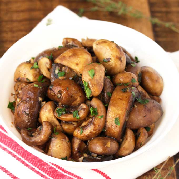 Maria's In Store Made Grilled and Seasoned Mushrooms