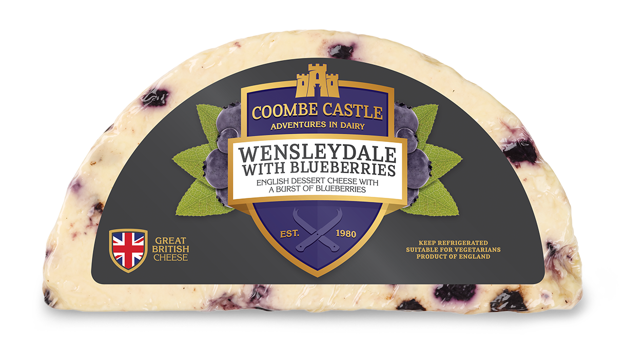 Wensleydale Cheese with Blueberries