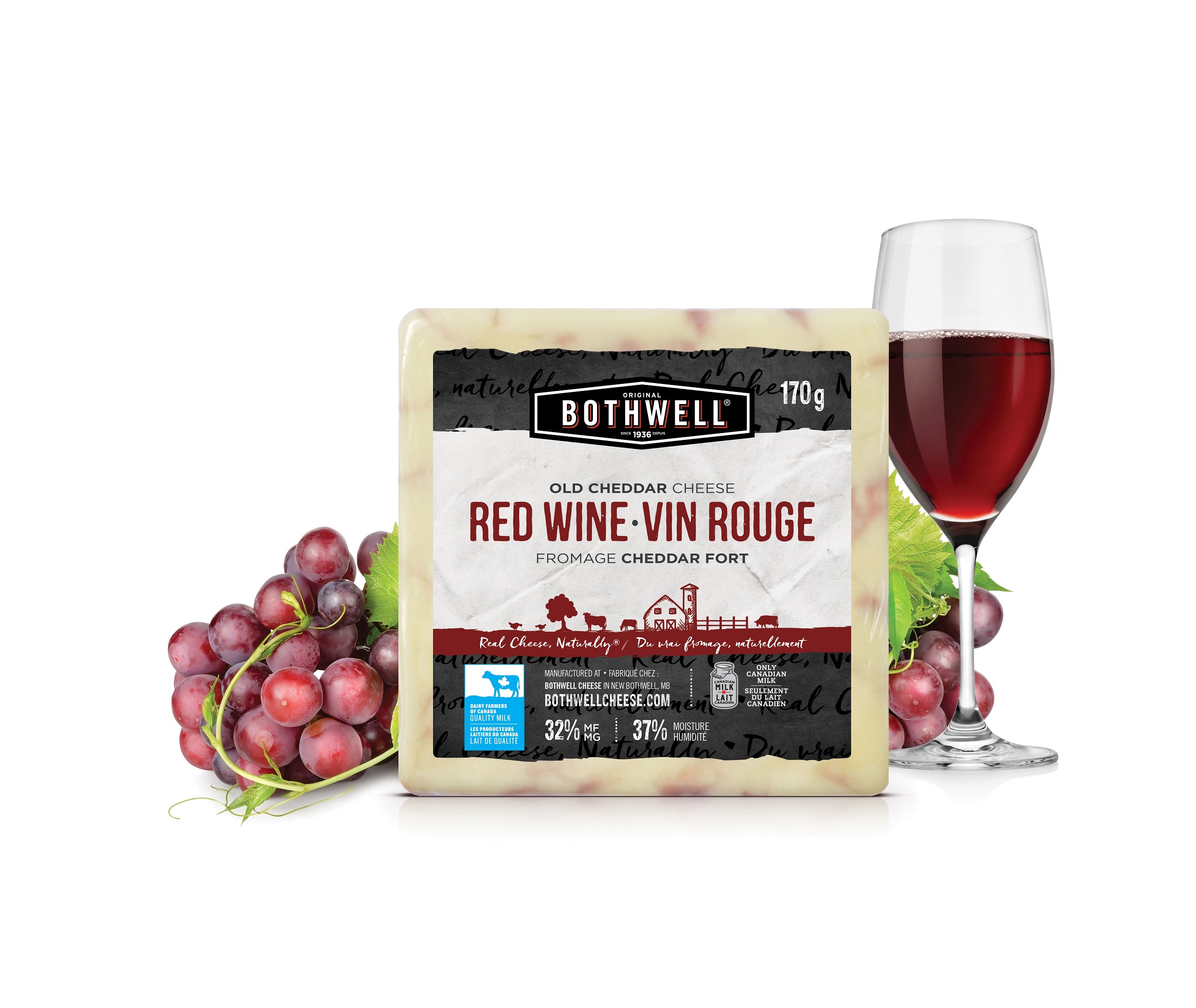 Bothwell Old Cheddar Cheese with Red Wine