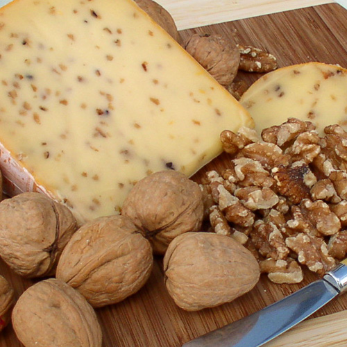 Gouda Cheese with Walnuts