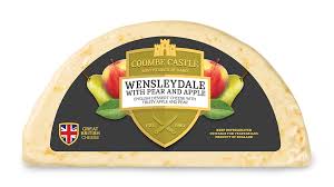 Wensleydale Cheese with Pear and Apple