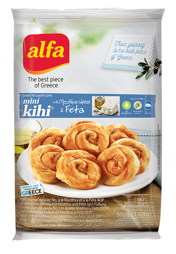 Alfa Mini Kihi with Myzithra & Feta Cheese 500g