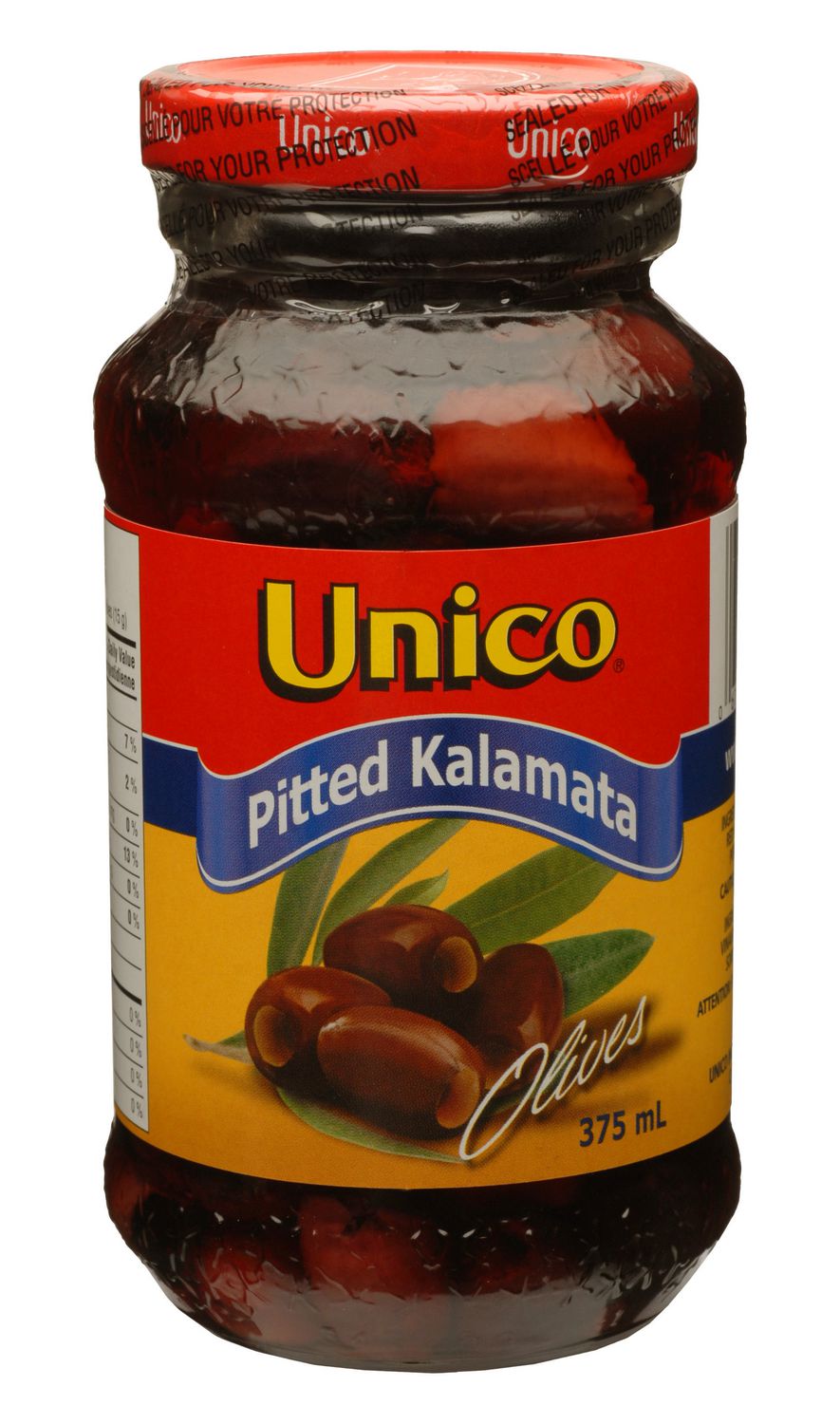 Unico Pitted Kalamata Olives 375ml