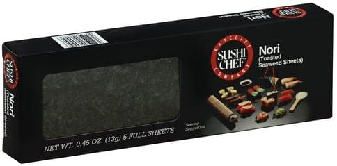 Baycliff Sushi Chef Nori Sheets 13g