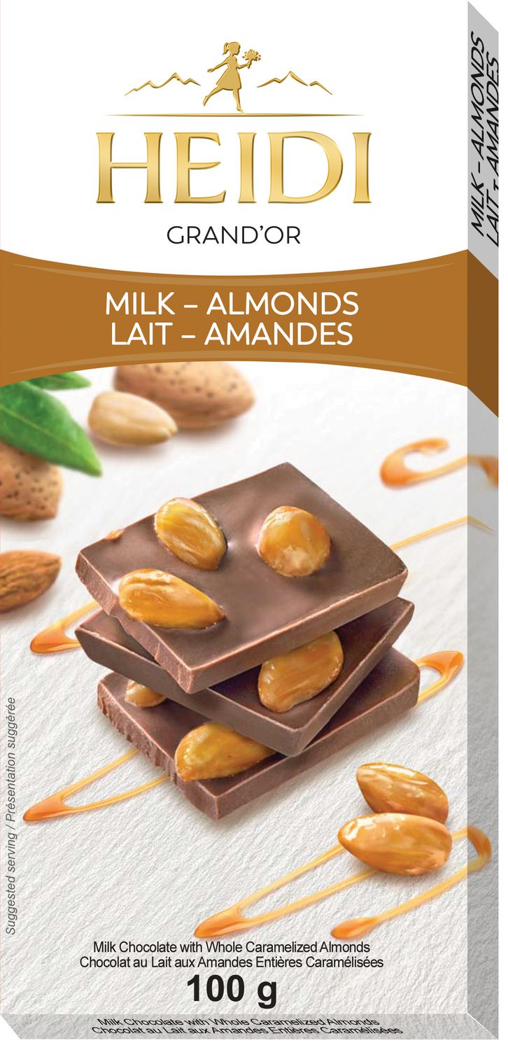 Heidi Milk Chocolate with Almond 100g