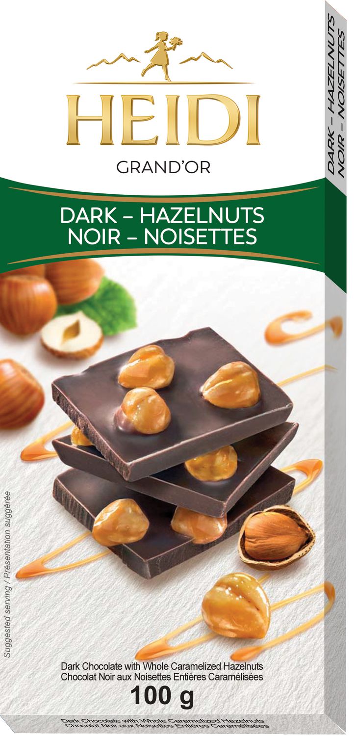 Heidi Dark Chocolate with Hazelnut 100g