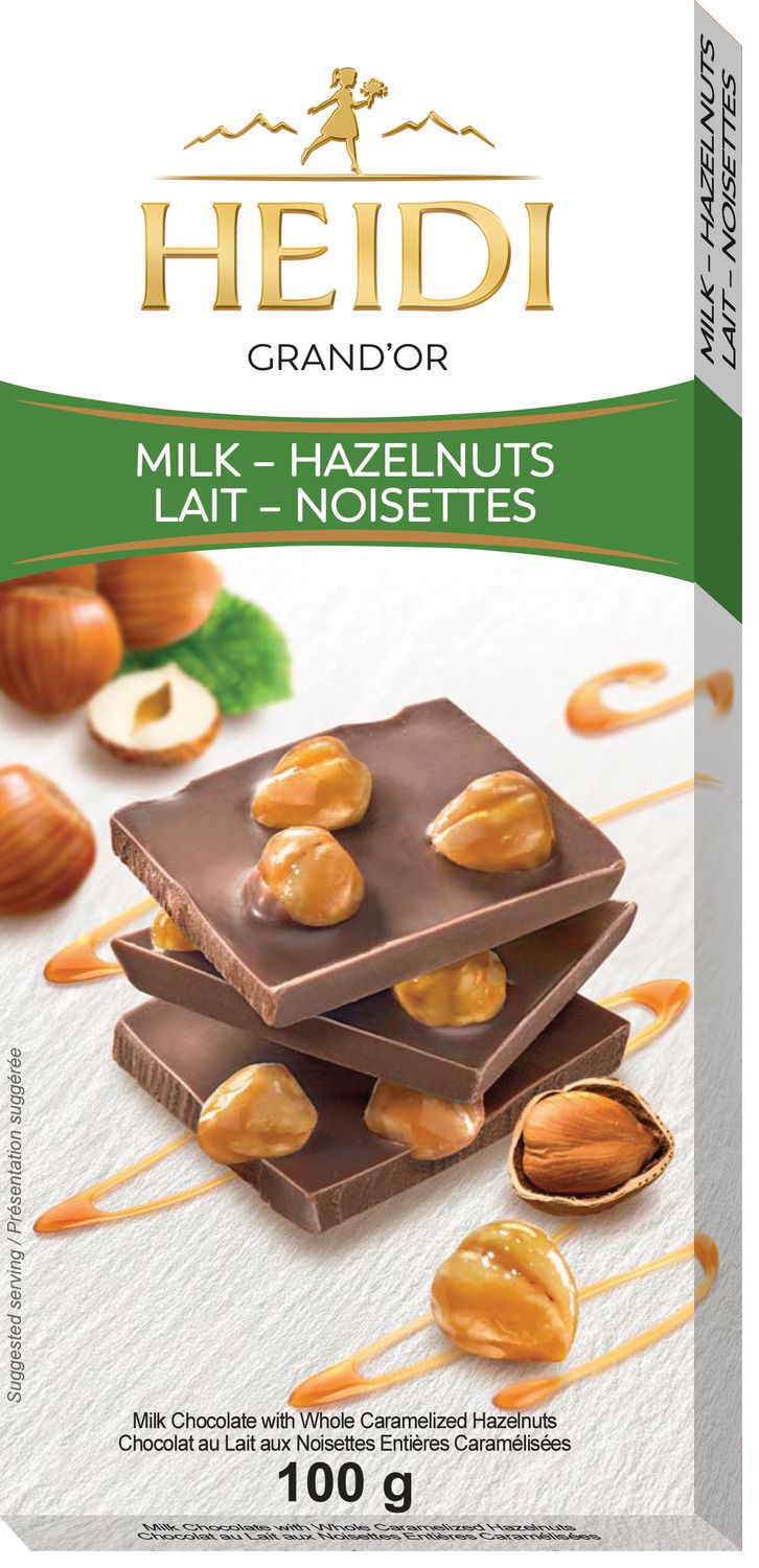 Heidi Milk Chocolate with Hazelnut 100g