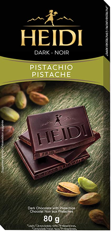 Heidi Dark Chocolate with Pistachio 80g