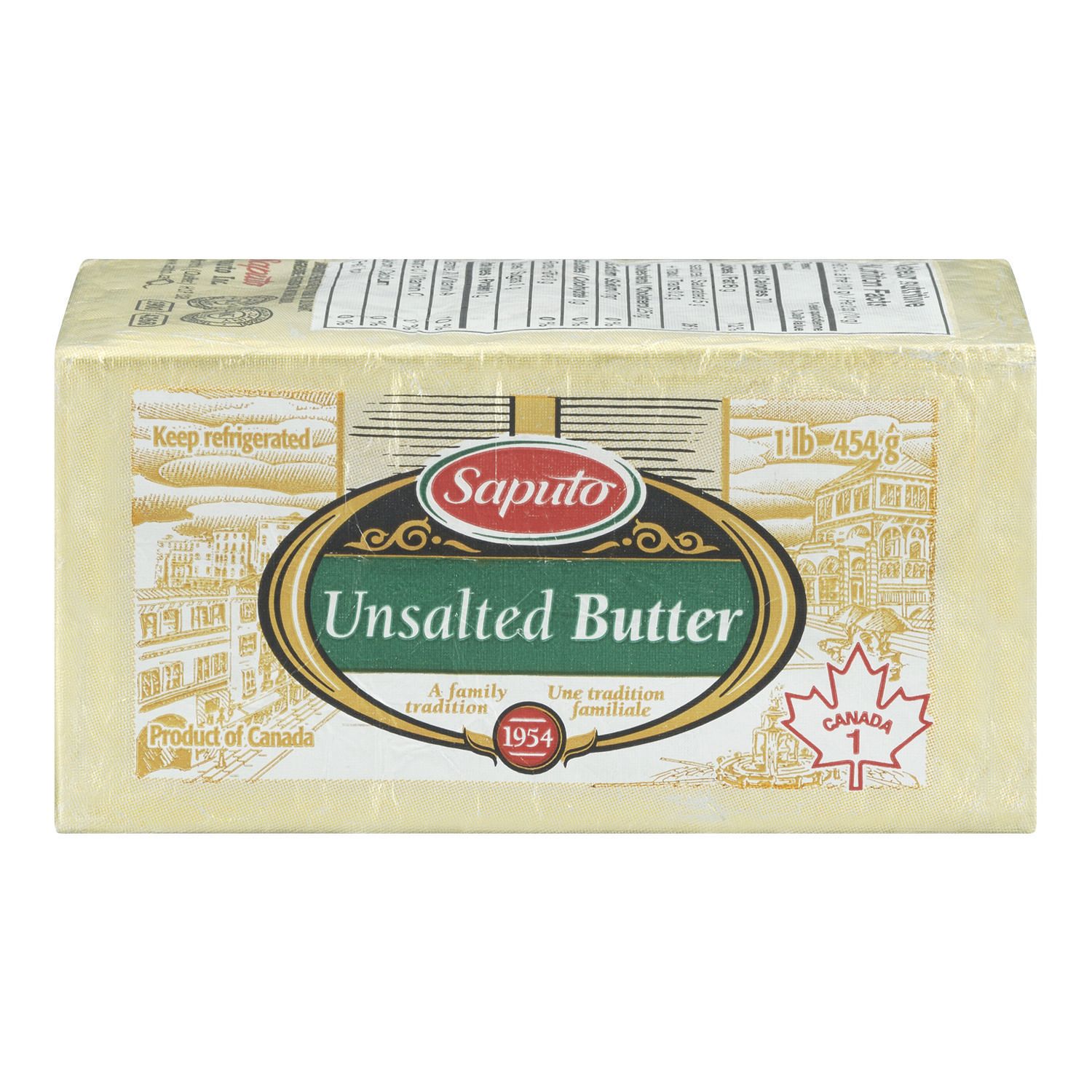 Saputo Unsalted Butter 454g