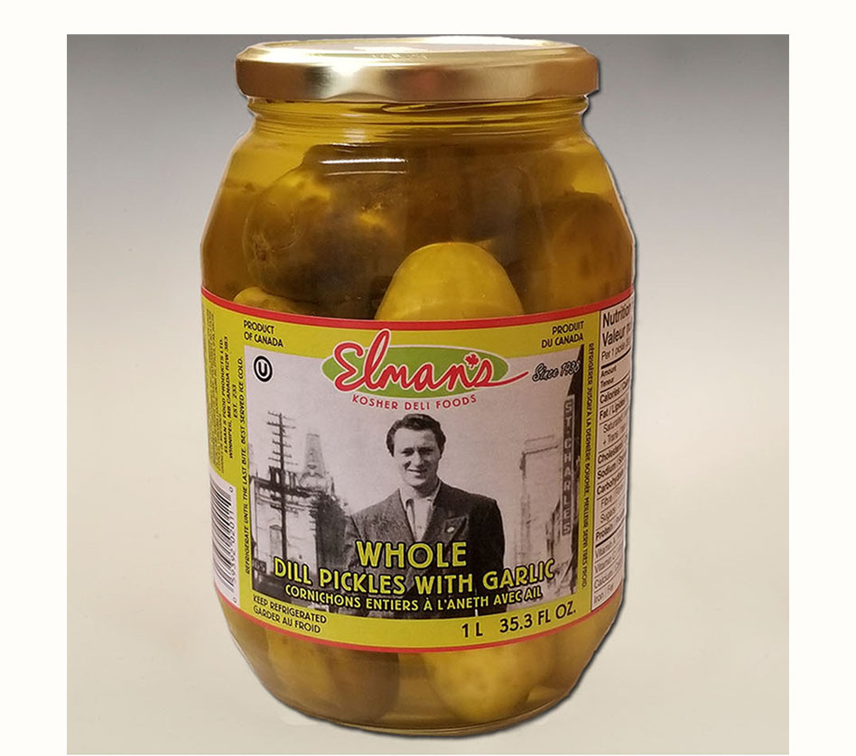 Elman's Whole Dill Pickles 1L
