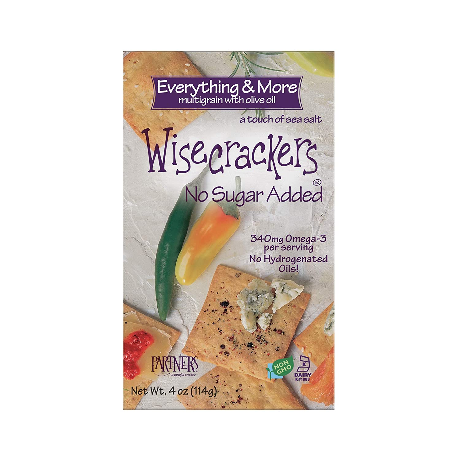 Wisecrackers Everything & More Crackers 114g