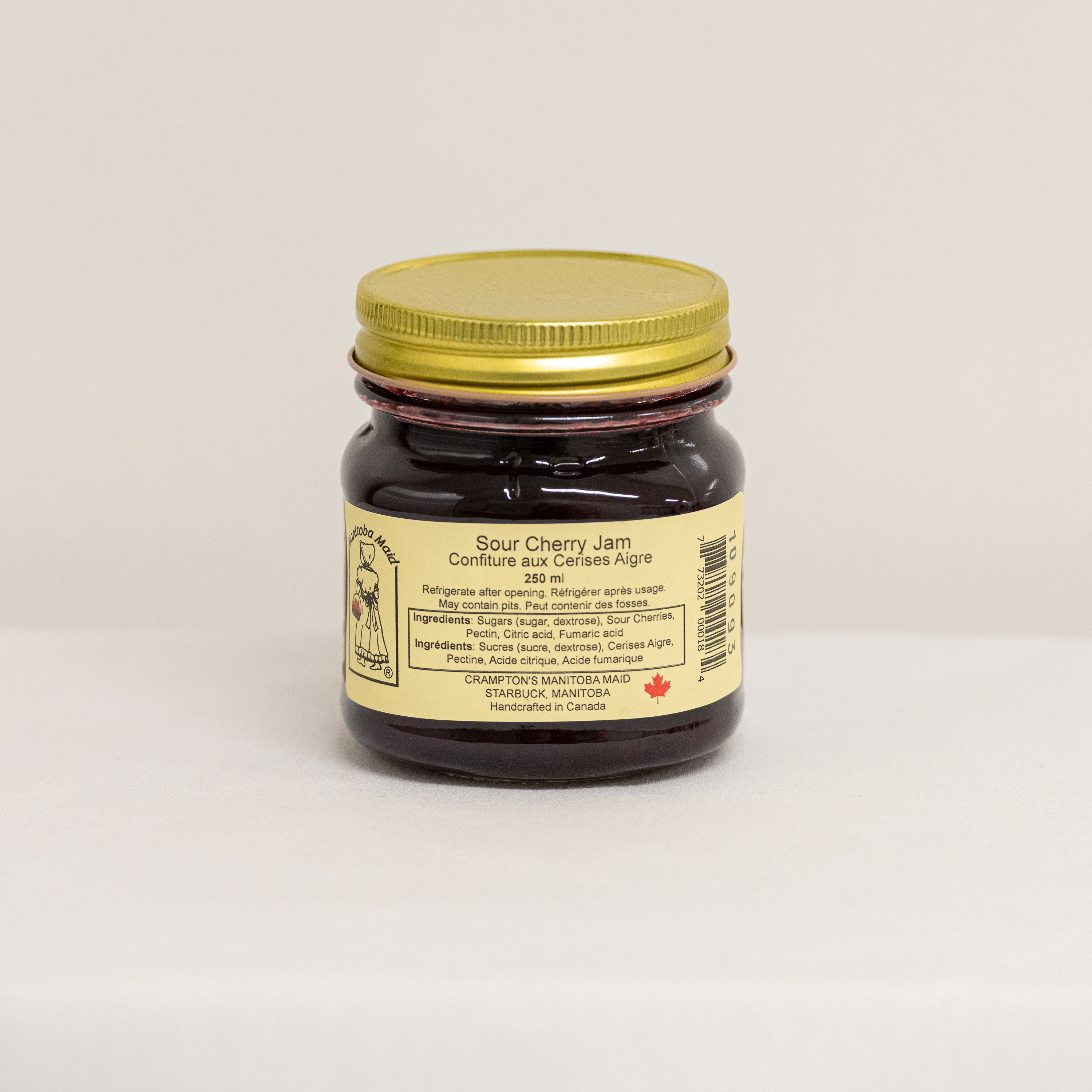 Crampton's Manitoba Maid Sour Cherry Jam 250ml