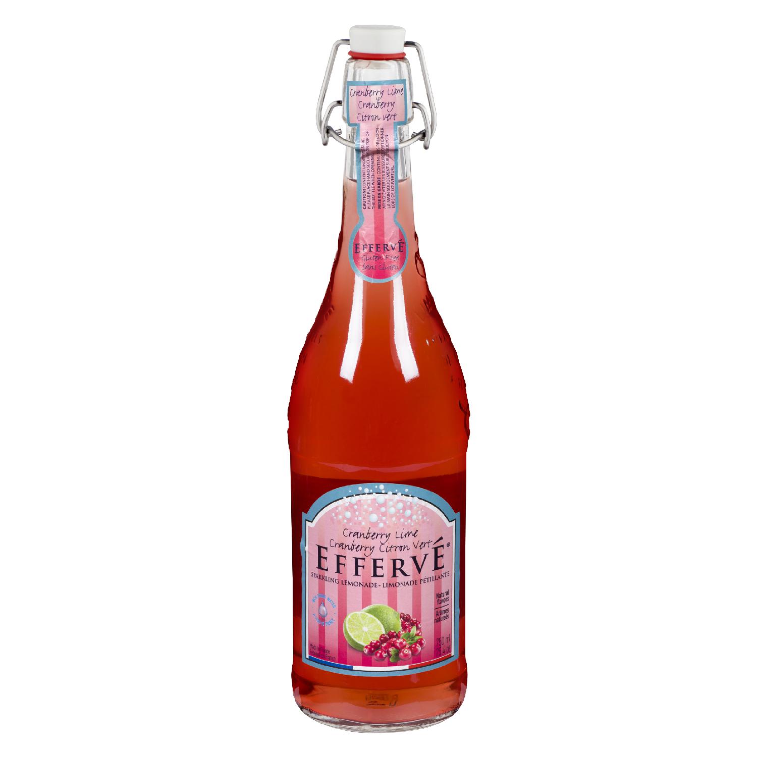 Efferve Cranberry Lime Sparkling Lemonade 750ml