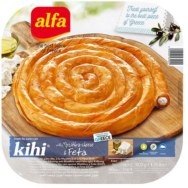 Alfa Kihi with Myzithra & Feta Cheese 800g