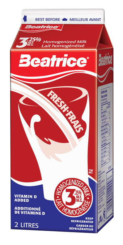 Beatrice 3% M.F. Homogenized Milk 2L