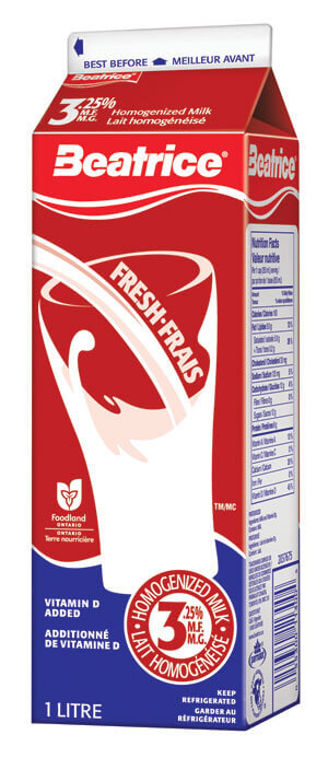 Beatrice 3% M.F. Homogenized Milk 1L