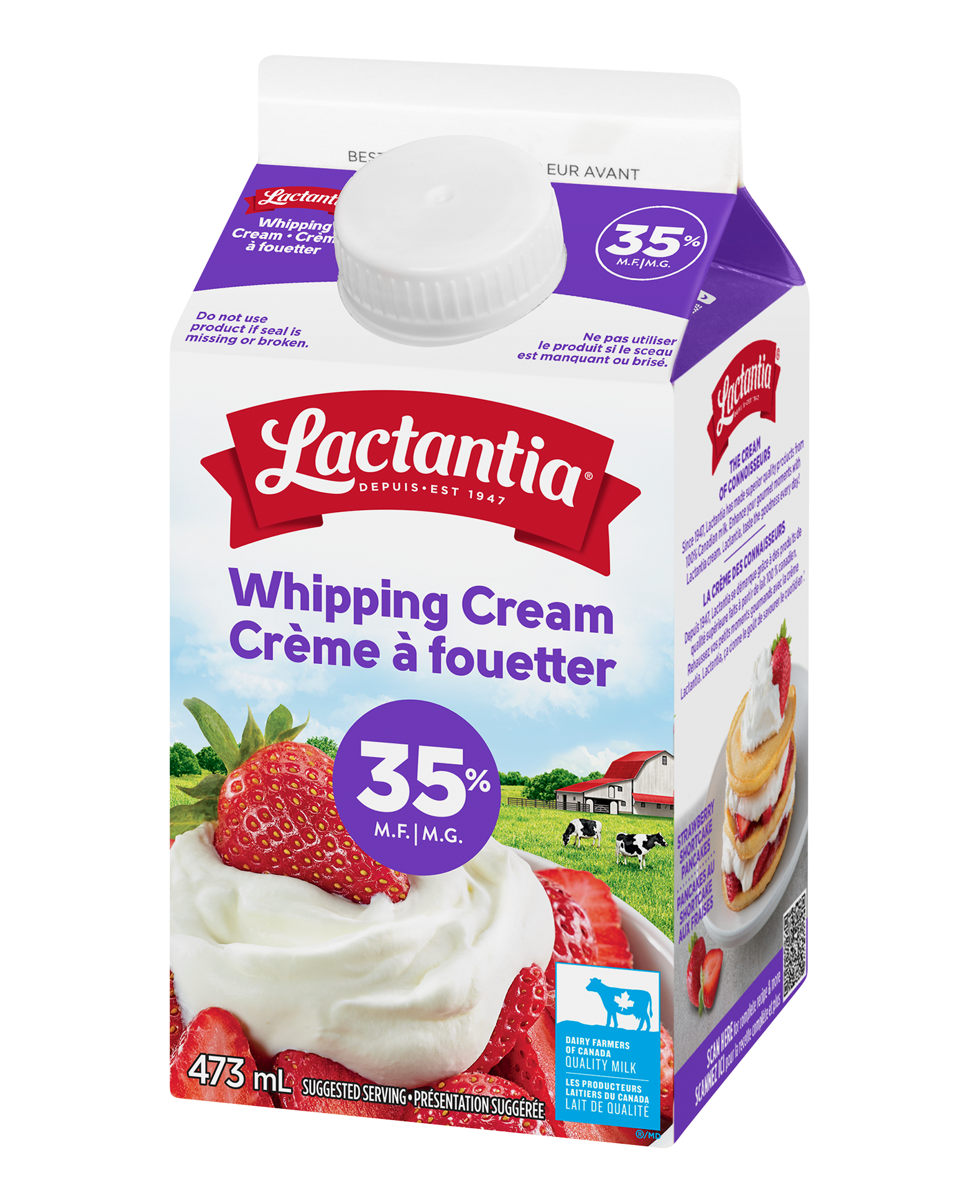 Lactantia 33% Whipping Cream 473ml