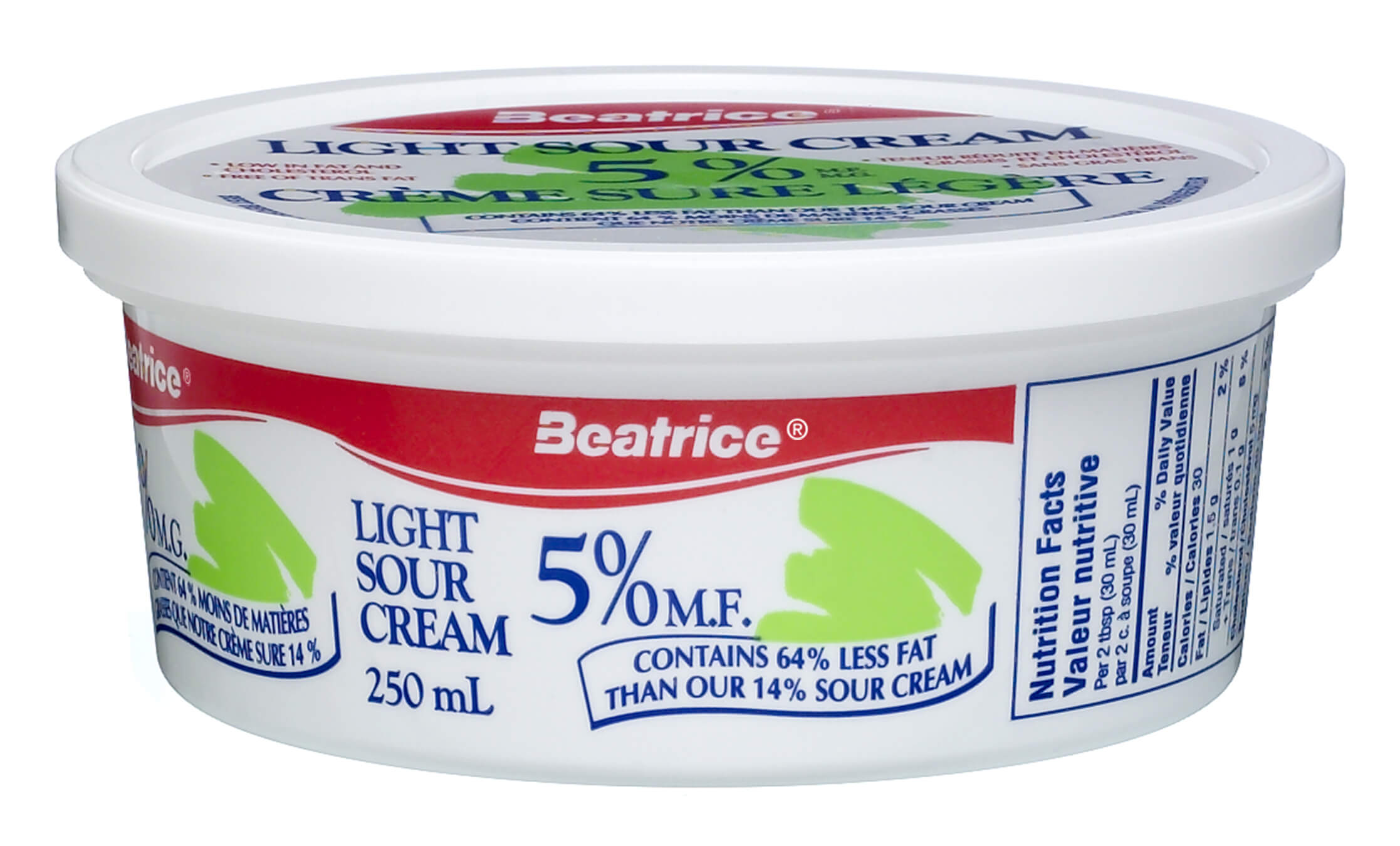 Beatrice 5% M.F. Light Sour Cream 250ml