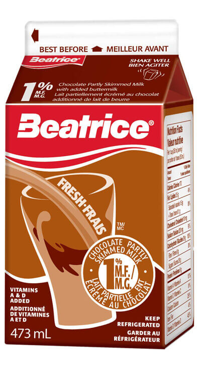 Beatrice 1% Chocolate Milk 473ml