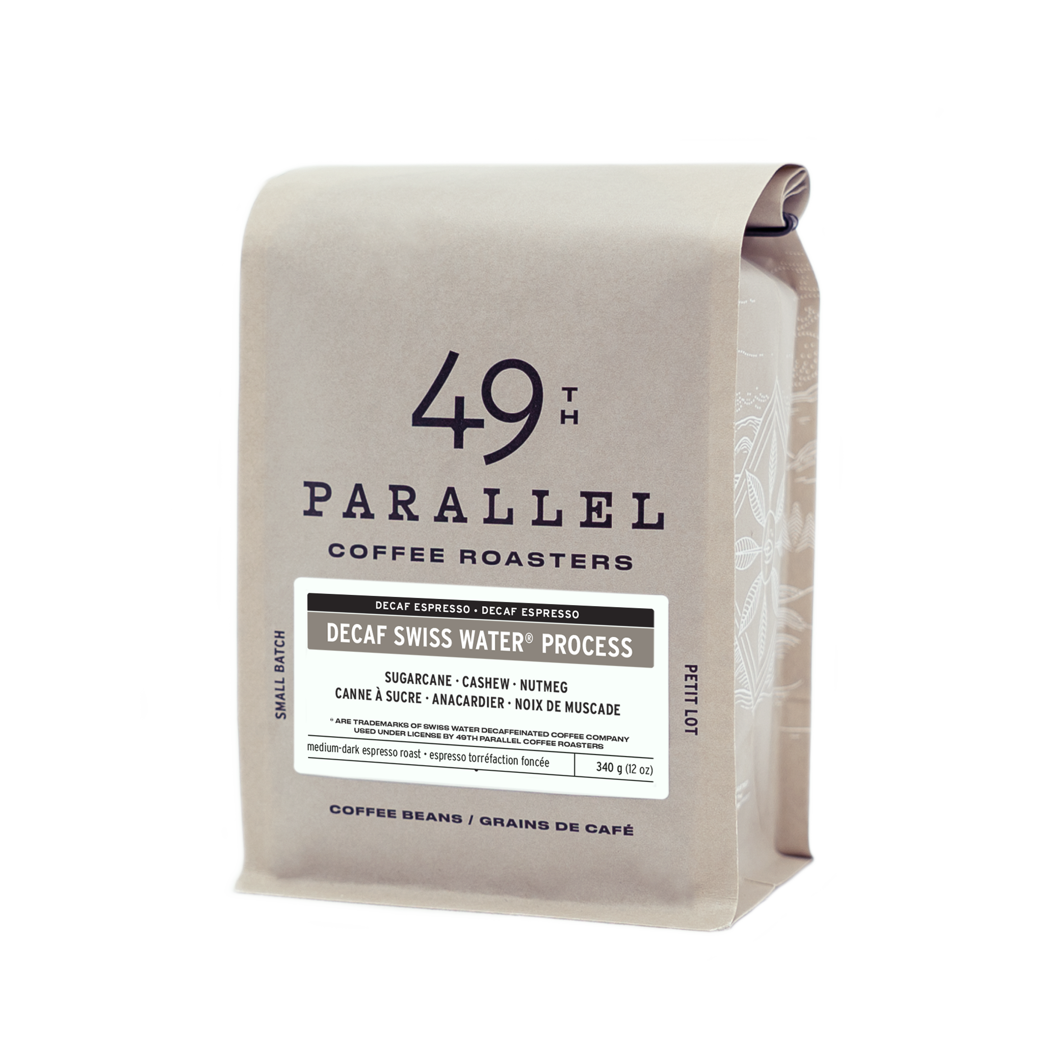 49th Parallel Coffee Swiss Water Process Decaffinated 340g