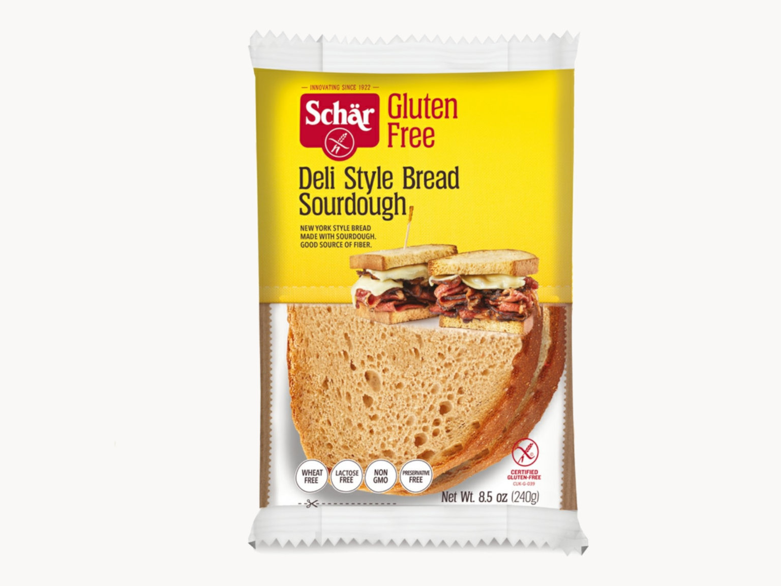 Schar Deli Style Gluten Free Sourdough Bread 240g