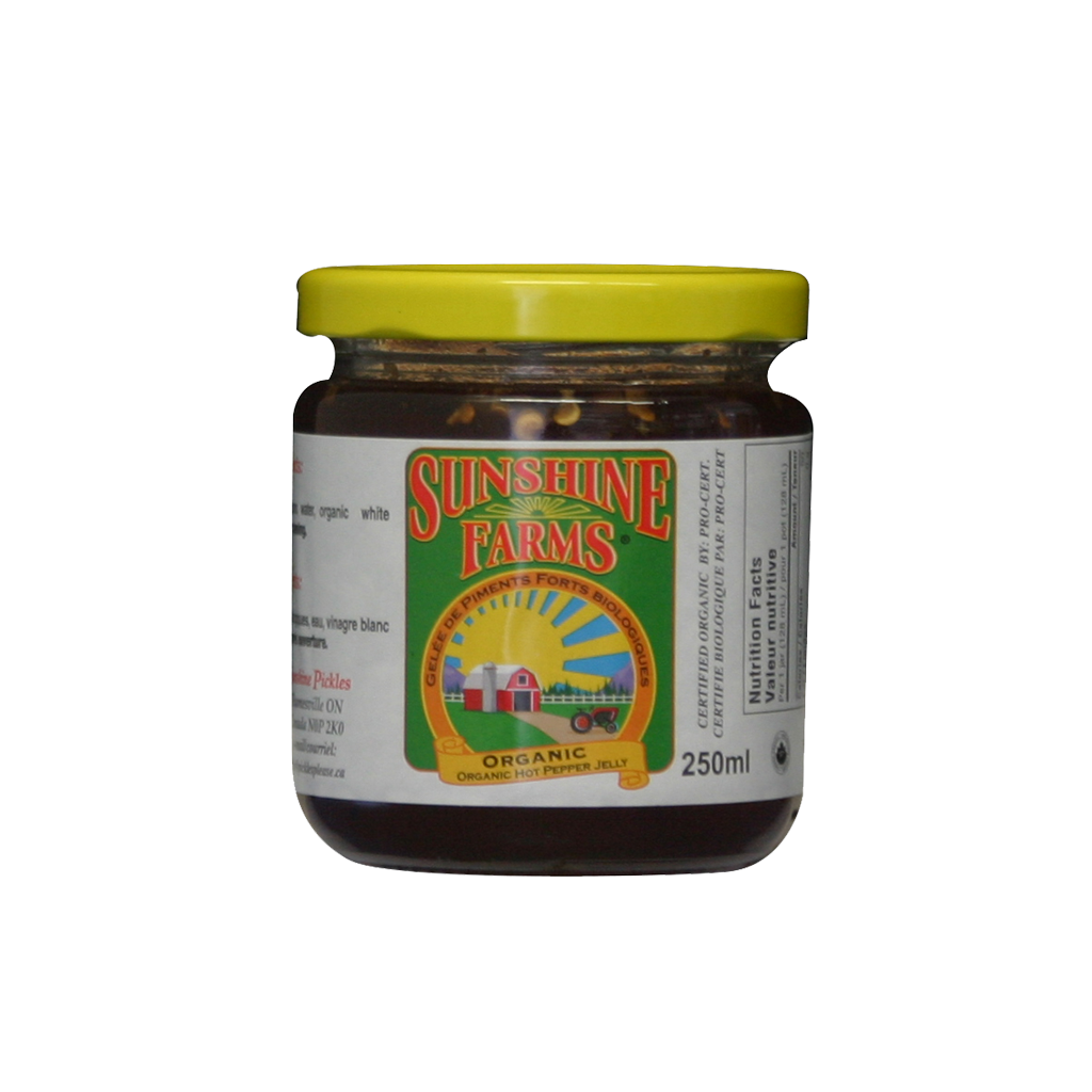 Sunshine Farms Organic Hot Pepper Jelly 250ml