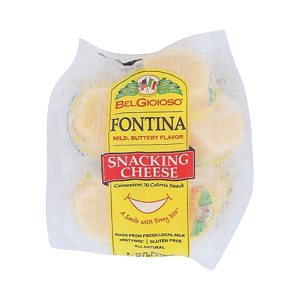 Belgioioso Fontina Snacking Cheese 8 x .75oz