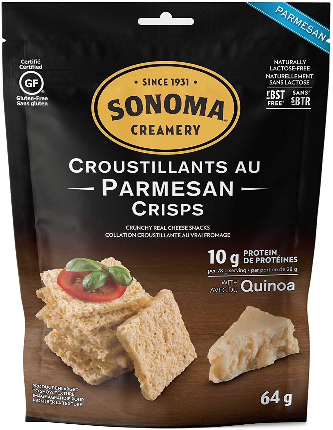 Sonoma Creamery Parmesan Crisps 64g
