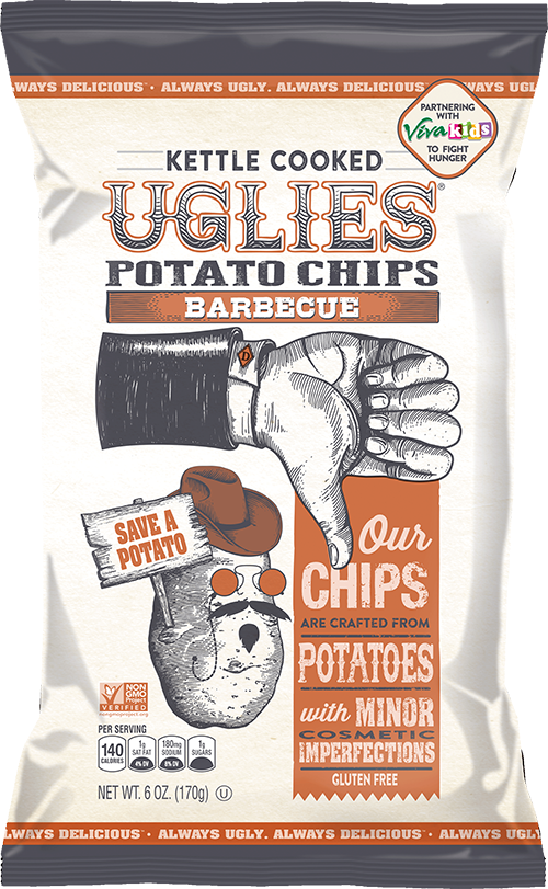 Uglies Barbeque Potato Chips 170g