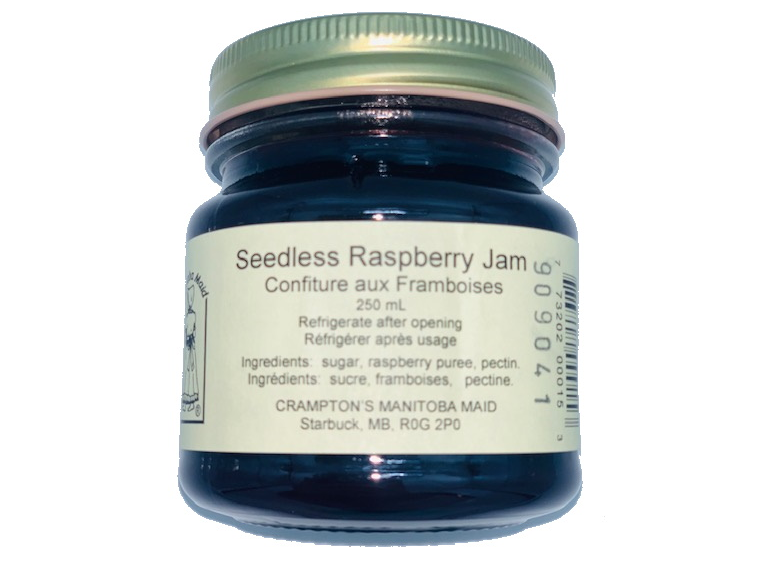 Crampton's Manitoba Maid Seedless Raspberry Jam 250ml