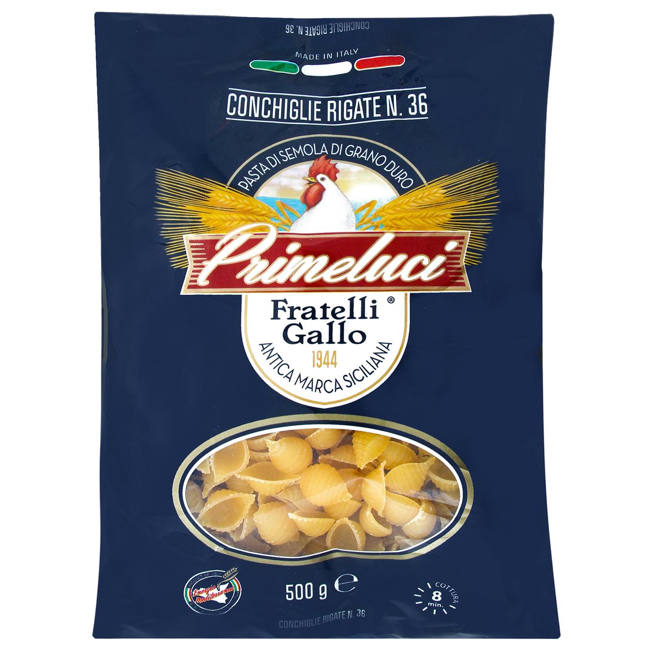 Primeluci Conchiglie Rigate No 36 Pasta 500g
