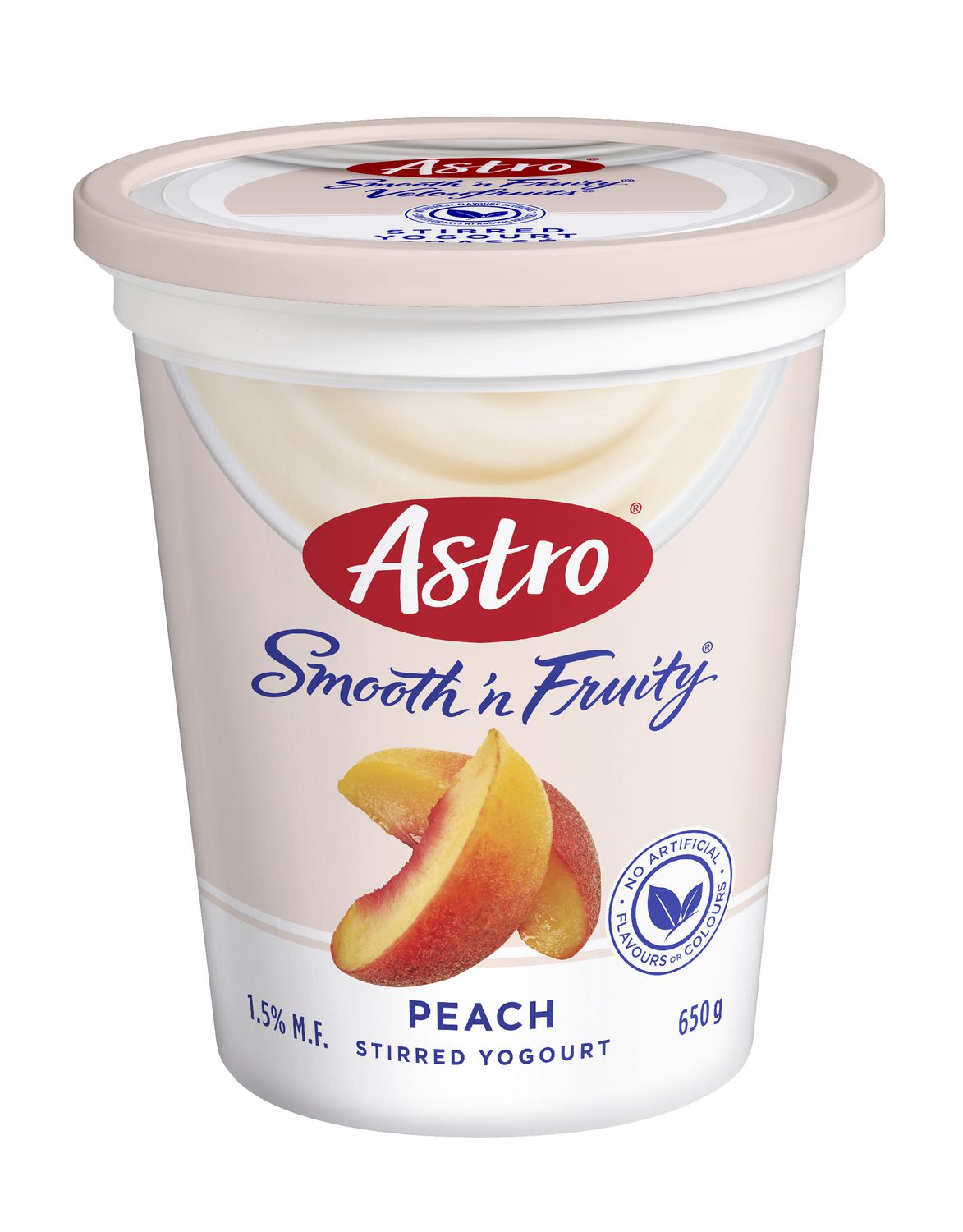 Astro Peach Yogurt 650g