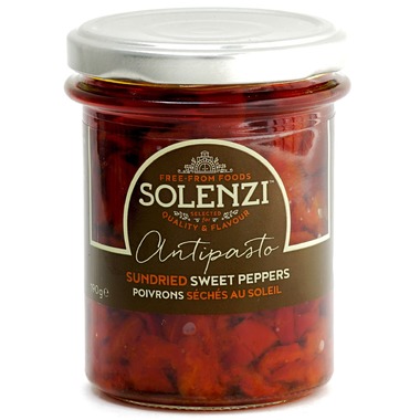 Solenzi Sundried Sweet Peppers 190g
