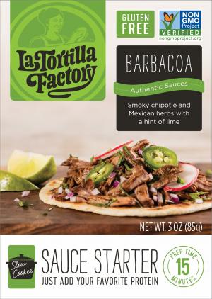 La Tortilla Factory Barbacoa Sauce Starter 85g