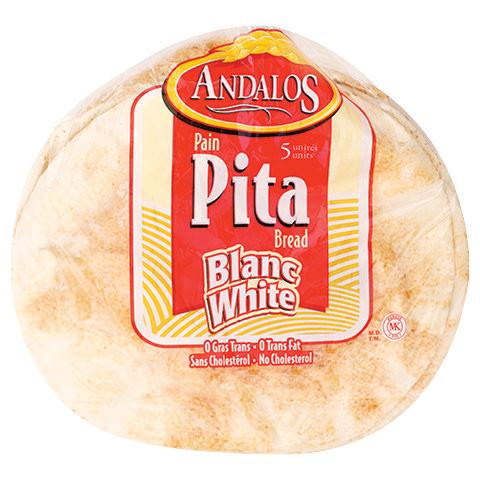 Andalos 10" White Pita Bread 5pack