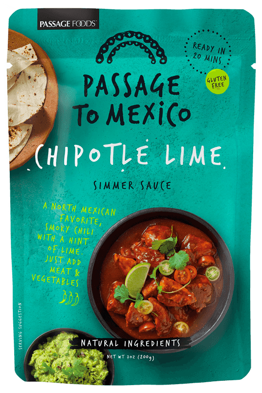 Passage To Mexico Chipotle Lime Simmer Sauce 198g