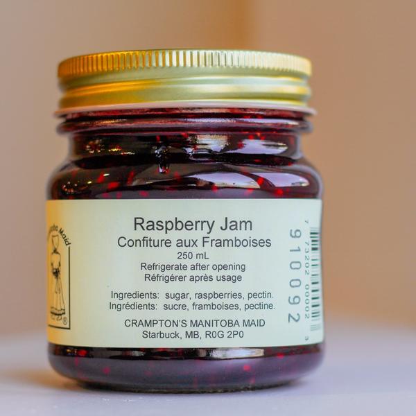 Crampton's Manitoba Maid Raspberry Jam 250ml