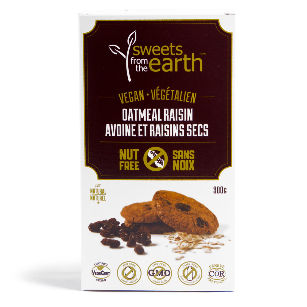 Sweets From The Earth Oatmeal Raisin Cookies 300g